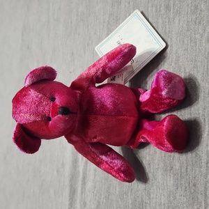 Vintage Russplus Pink Mini Plushy Teddy Bear Stuffed Animal Collectible Toy
